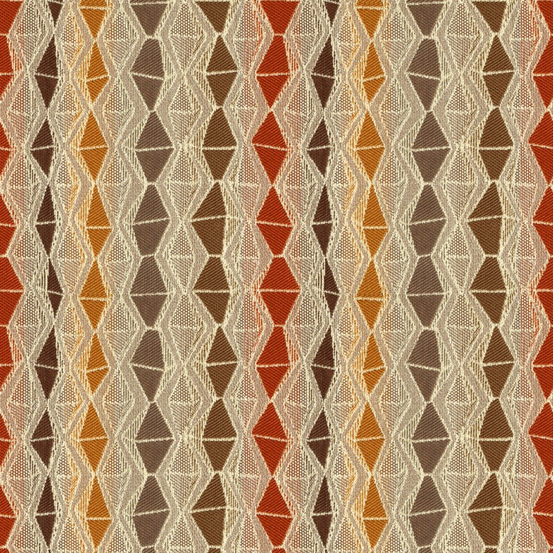 Tanzania Fabric, Red/Gold
