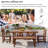 Tamye 6 - Person Wood Patio Dining Set with Rectangular Table-1816073435