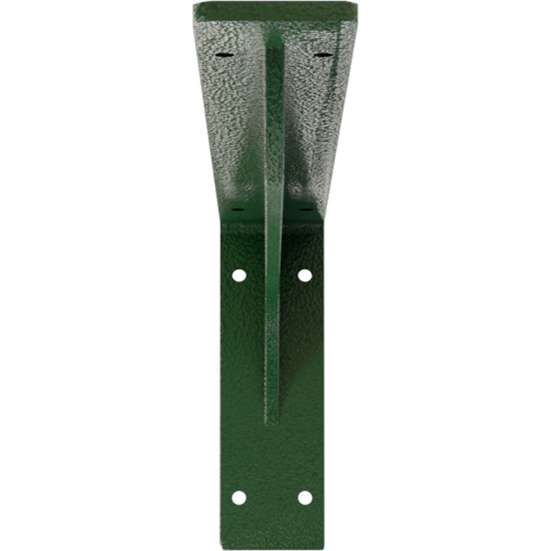 2"W x 18"D x 6 1/2"H Embrey Steel Bracket, Powder Coated Black, 6.5" H x 2" W x 18" D, Powder Coated Black
