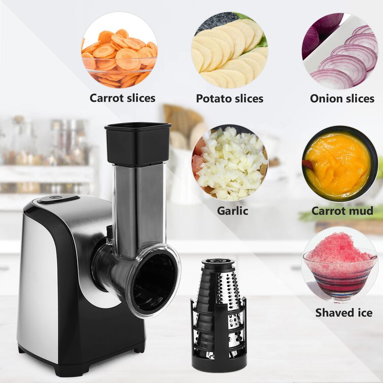 Himimi Electric Vegetable Graters Professional Salad Maker, Electric Slicer  Shredder Graters For Cheese, Carrot, Potato, Cucumbers & Reviews