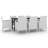 Nikai Rectangular 6 - Person Long Dining Set with Cushions-885444331-932992728