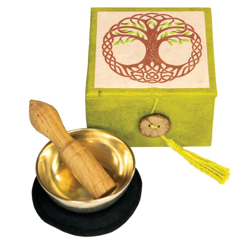 Mini bol de méditation: 2 en arbre de vie
