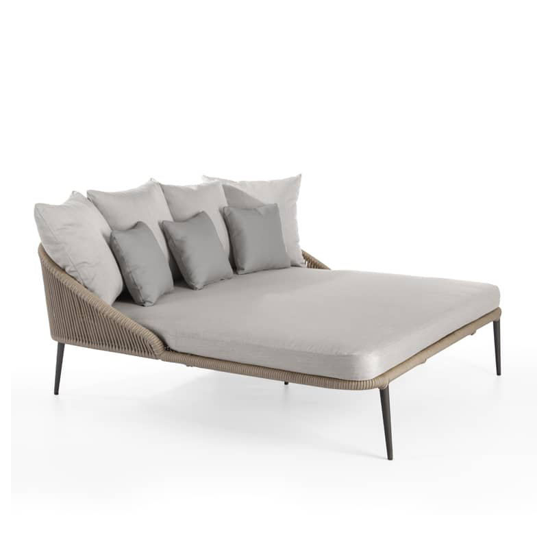 Rodona Outdoor 2 - Seat Patio Daybed, Canvas Natural Sunbrella® Canvas