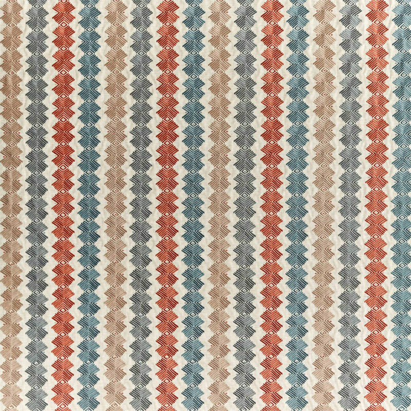 Kalimba Fabric, Harissa/Jute/Harbour