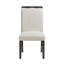 Chaises d'appoint rembourrées (ensemble de 2)
