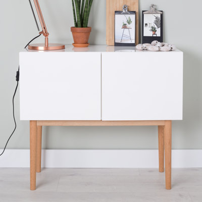 High On Wood 90cm Console Table