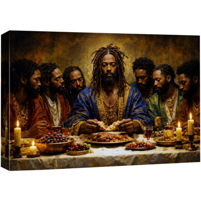 The Last Supper Artwork, Holy Communion Pictures, Framed Canvas Giclee Print Wall Art