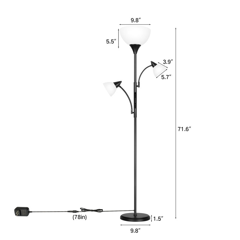Rosenna 71'' LED Tree Floor Lamp