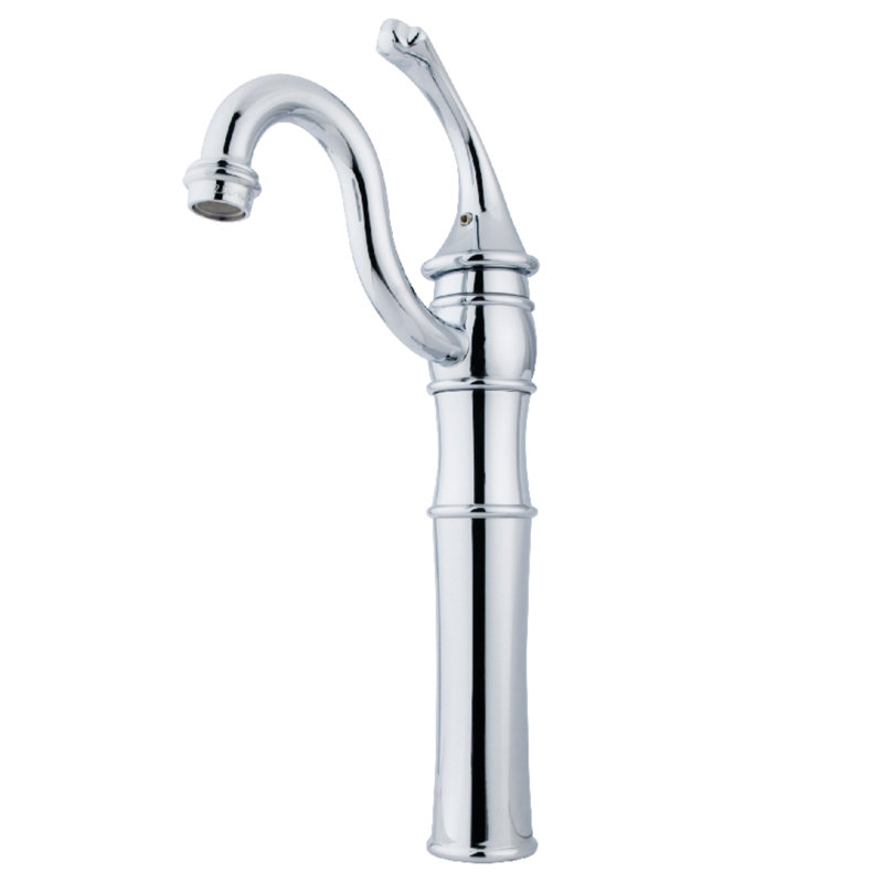 Kingston Brass Georgian Single-Handle 1-Hole Deck Mount Vessel Faucet, Polished Chrome