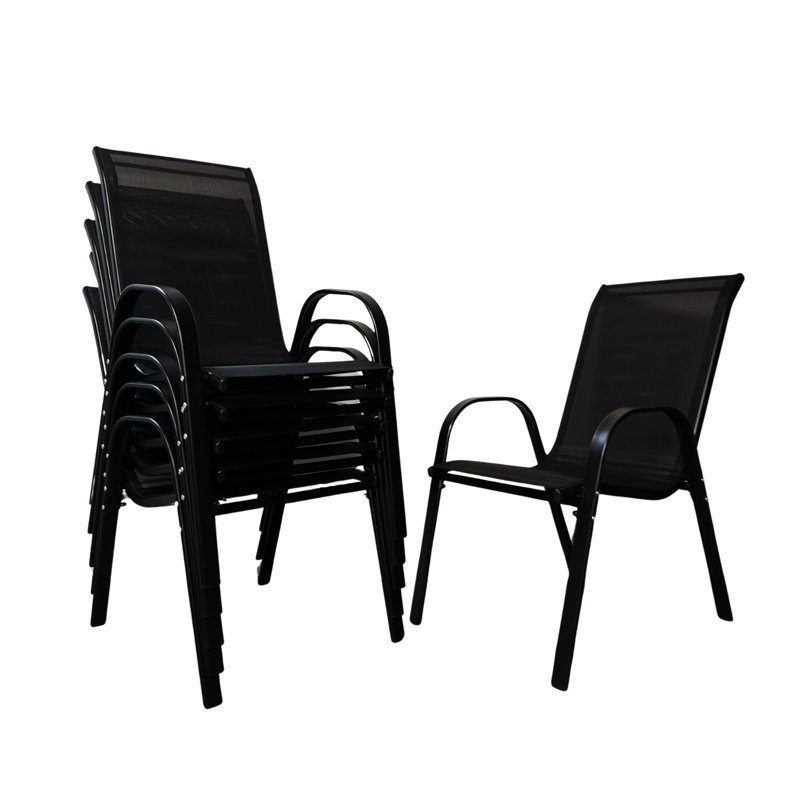 Sybastian Stacking Patio Dining Armchair