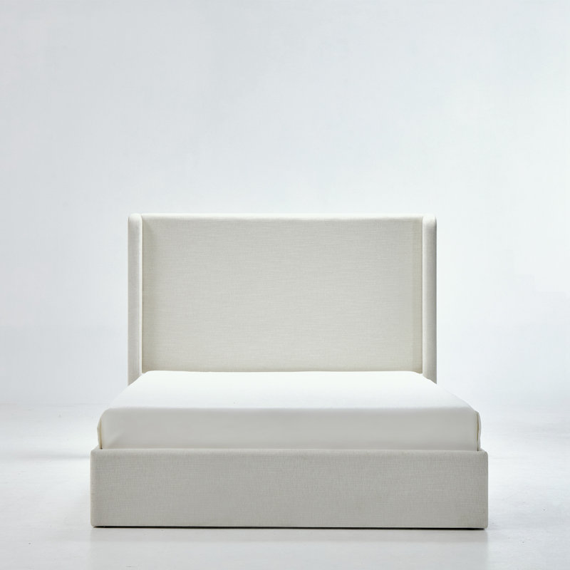 Grand lit tapissier avec tête haute, Grand