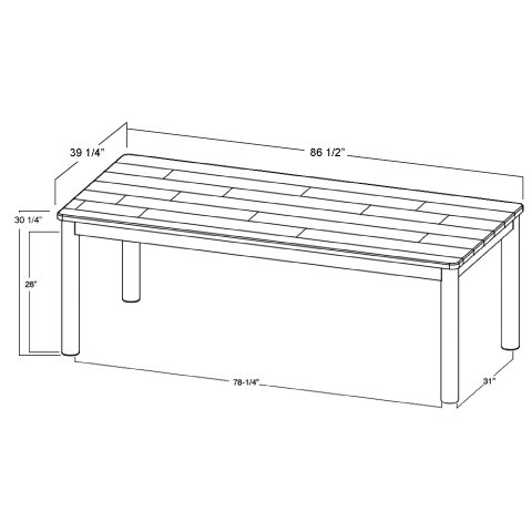 Quinn 39.25'' Dining Table