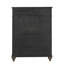 Panneau de miroir de meuble de chambre à coucher simple en bois massif