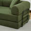 Canapé-lit pliant, canapé-lit convertible de 78,5 po avec 2 coussins, canapé-lit pliant, matelas à ressorts en mousse, canapé-futon pour salon, bureau, appartement-281705812