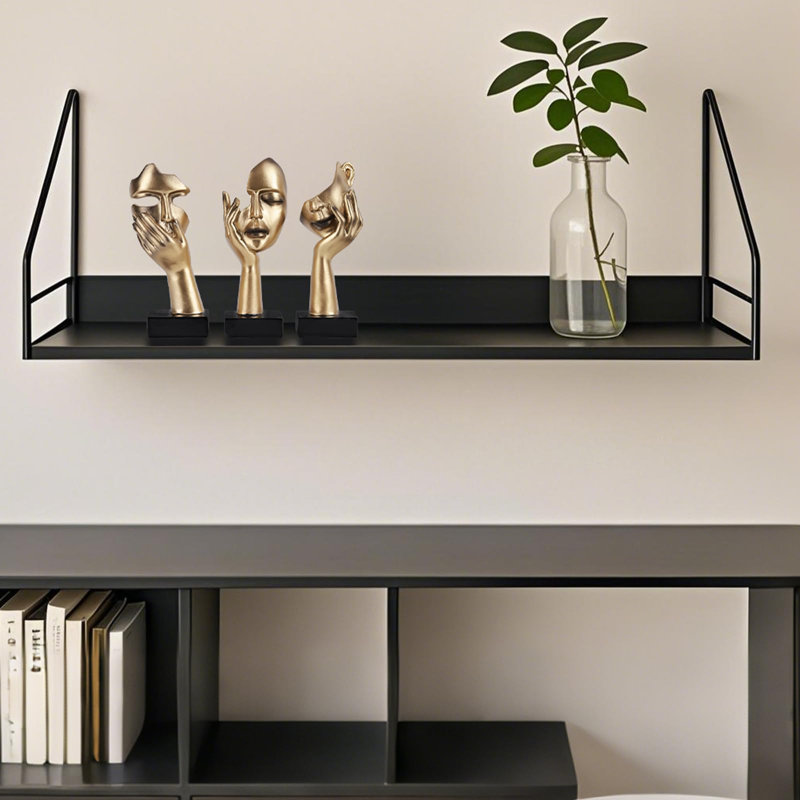 Ensemble de 3 petites statues penseur