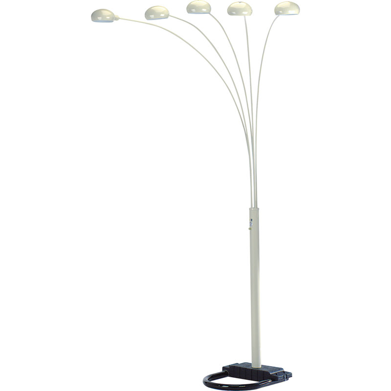 Kashema 84'' Tree Floor Lamp, White, White