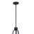 Webb 3-Light Metal Chandelier, Black