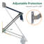 Auvent de fenêtre rétractable à angle réglable, structure en aluminium-111142434-111142431