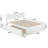 Orlando Solid Wood Platform Bed with Panel Footboard & Trundle-89114874
