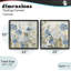 Ensemble de 2 cadres flottants Blue Peaceful Garden, design par Lanie Loreth-1922561948-1922561949