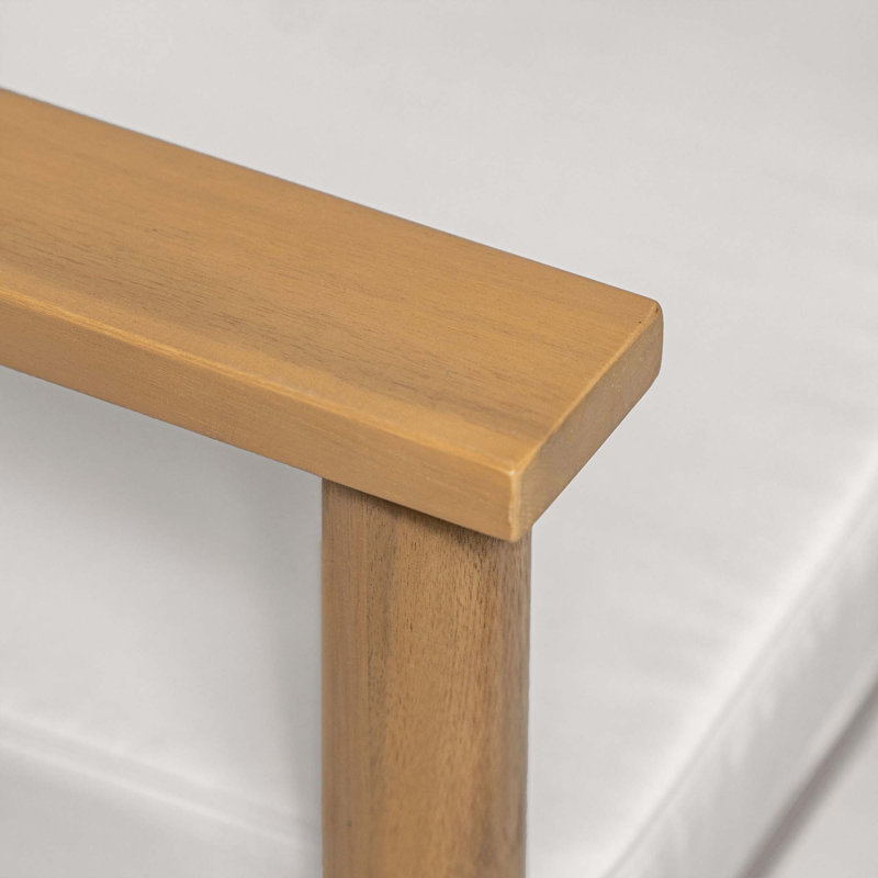 Ensemble de table de salle à manger 7 pièces pour 6 personnes, Teck clair