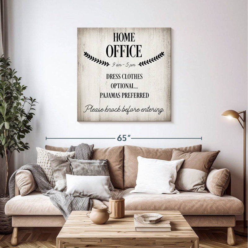 Khylige Home Office Wall Sign