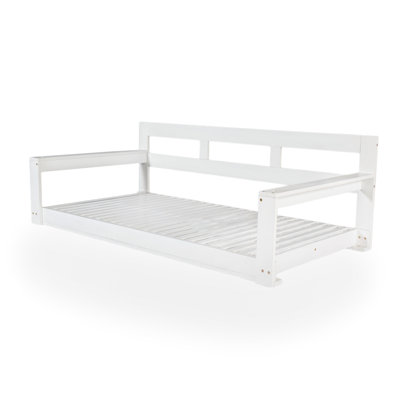 White Porch Swing Daybed With Comfortable Design