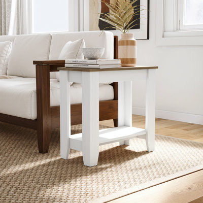 Table de bout avec rangement Weddel Basilico