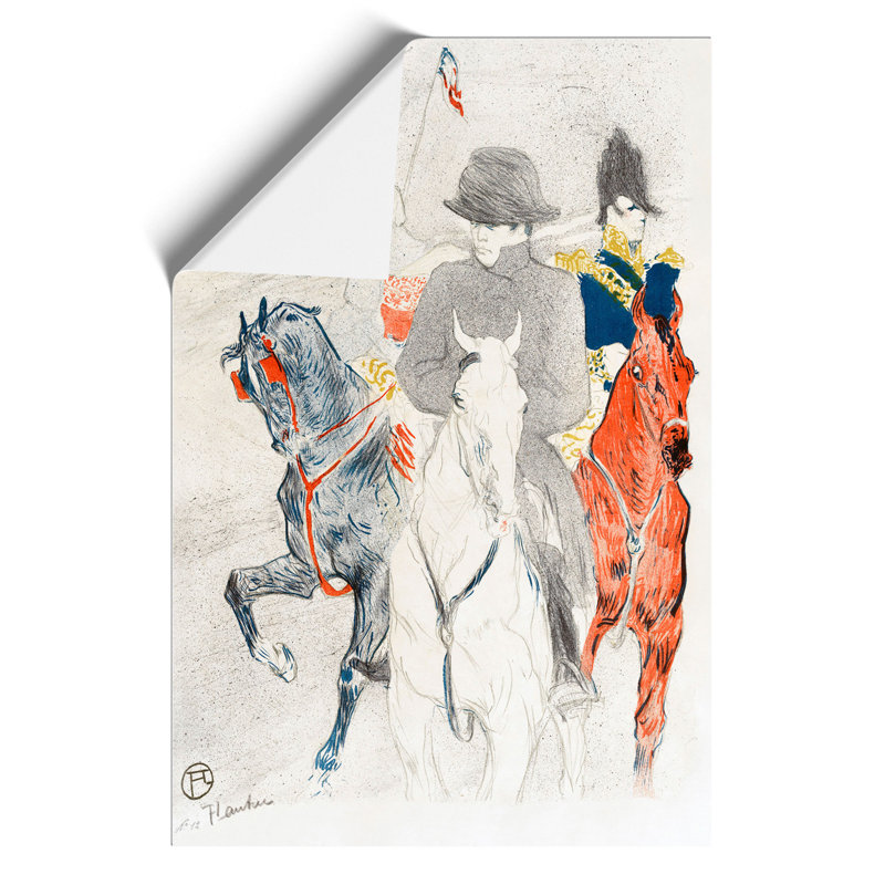 Napoleon by Henri de Toulouse-Lautrec - Unframed Painting, 59cm H x 42cm W x 0.1cm D