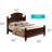 Queen Bed With Hand-Carved Posts