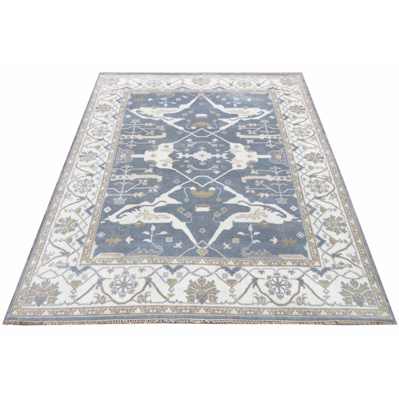Tapis gris Oushak 8 x 10