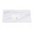 42" Engineered Stone Bathroom Vanity Top with Rectangular Undermount Ceramic Sink and Backsplash-135053826