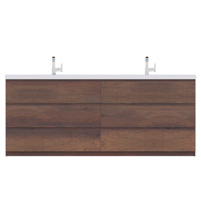 Ensemble de meuble-lavabo double 84 po Arjina