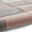 Beane area rug Machine Woven Rectangle Grey/Rose-90828078