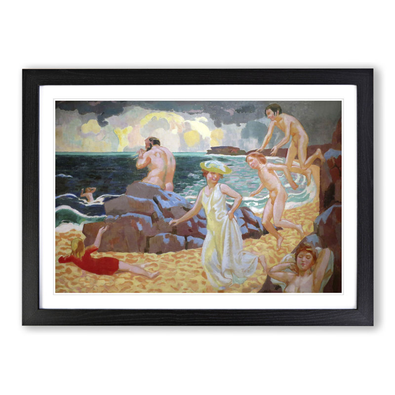Polyphemus by Maurice Denis - Framed Print, 27cm H x 36cm W x 2cm D, Black Framed