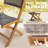 Morgin 2 - Person Wood Patio Dining Set with Round Table
