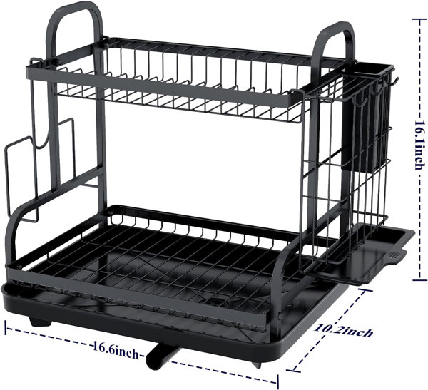 ASTER-FORM CORP Plastic Wood Dish Rack