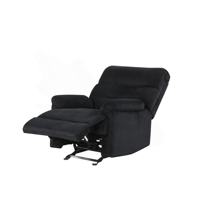Lucie 066CE35B015147EB8B805DCA92286761 Glider Recliner Black