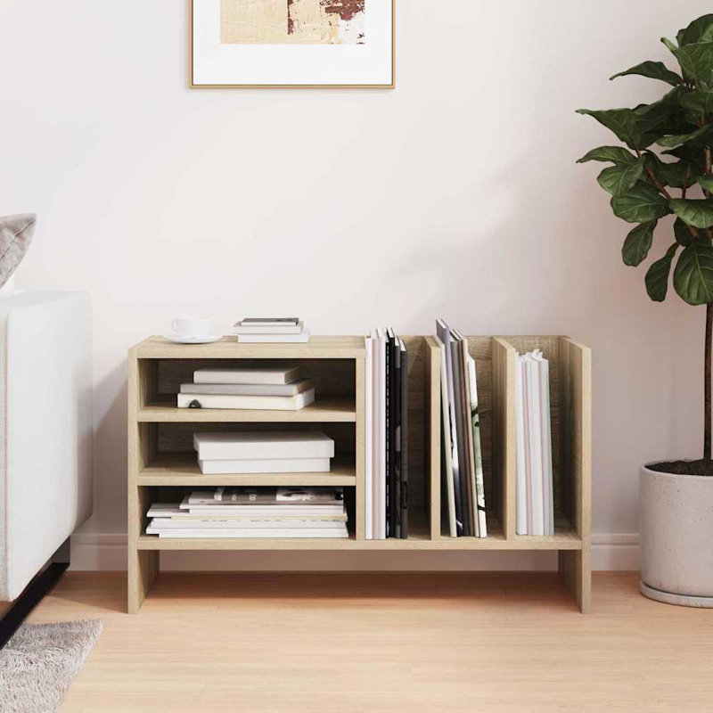 45cm H x 78.5cm W Bookcase, Sonoma Oak