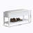 Bench With Shoe Storage White