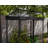 Palram - Canopia Ivy 4' x 2' Hobby Polycarbonate Aluminum Frame Small Greenhouse Kit - Black