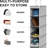 2 Pack 10 Shelves Hanging Organizer, Gray
