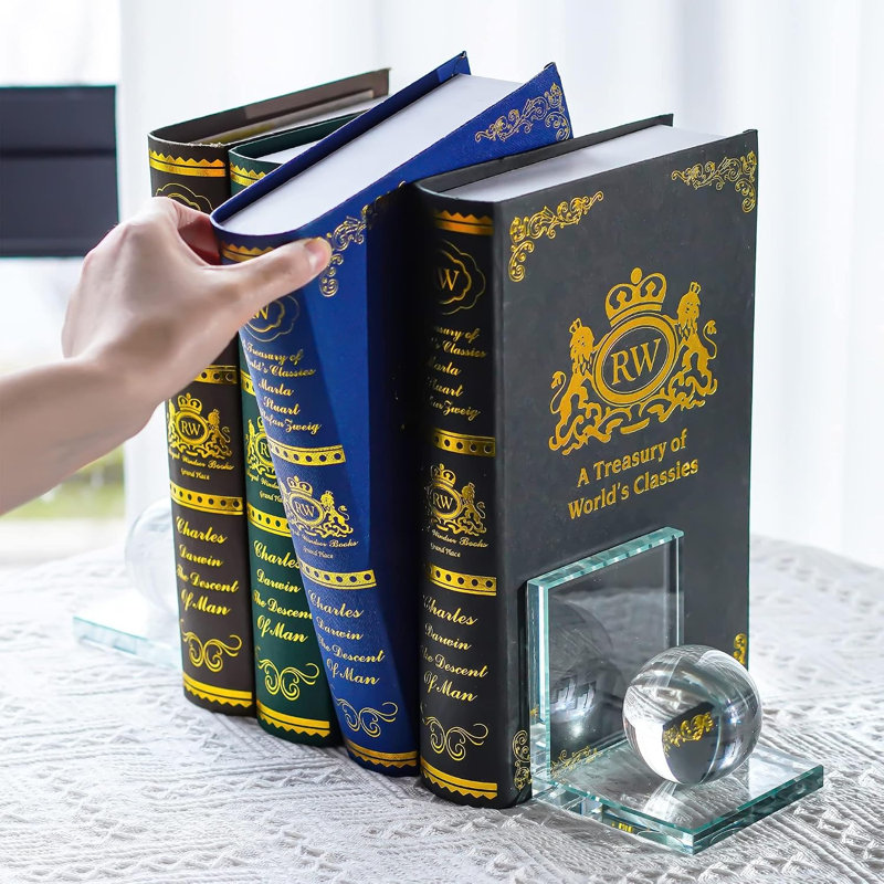 Serre-livres décoratifs antidérapants