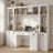 4-Piece Modular Entertainment Center | Desk, Bookcase & Storage Wall In One