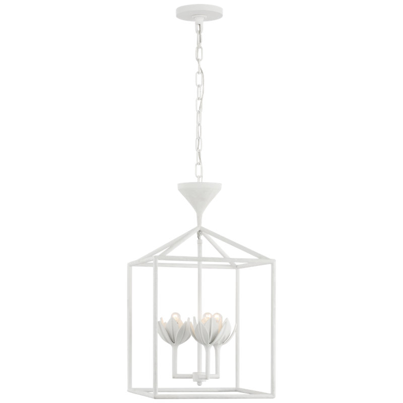 Alberto 3 - Light Chandelier, Plaster White