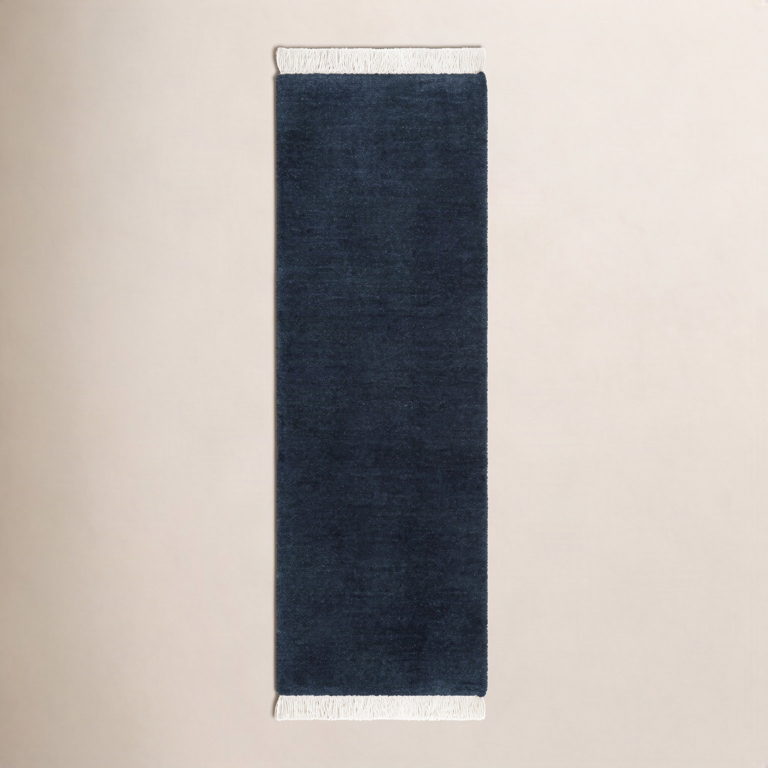 Clio Hand-Loomed Cream Wool Rug, Runner 2'6" x 8'