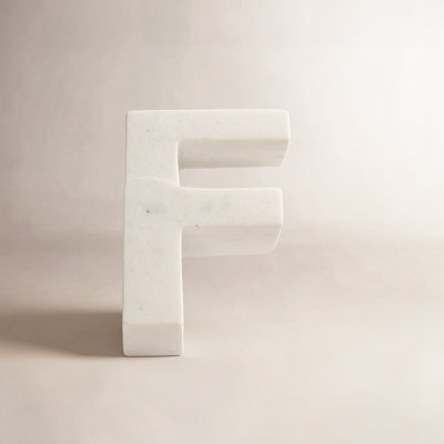 Zeb Text & Numbers Letter Block