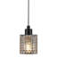 Bisen 1 - Light Black Cylinder Pendant-34269163
