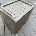 Devoko 32 Gallon Water Resistant Lockable Deck Box With Seat & Reviews ...