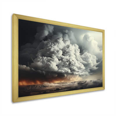 «Ethereal Stormy Skies Horizon II», art mural tempêtes